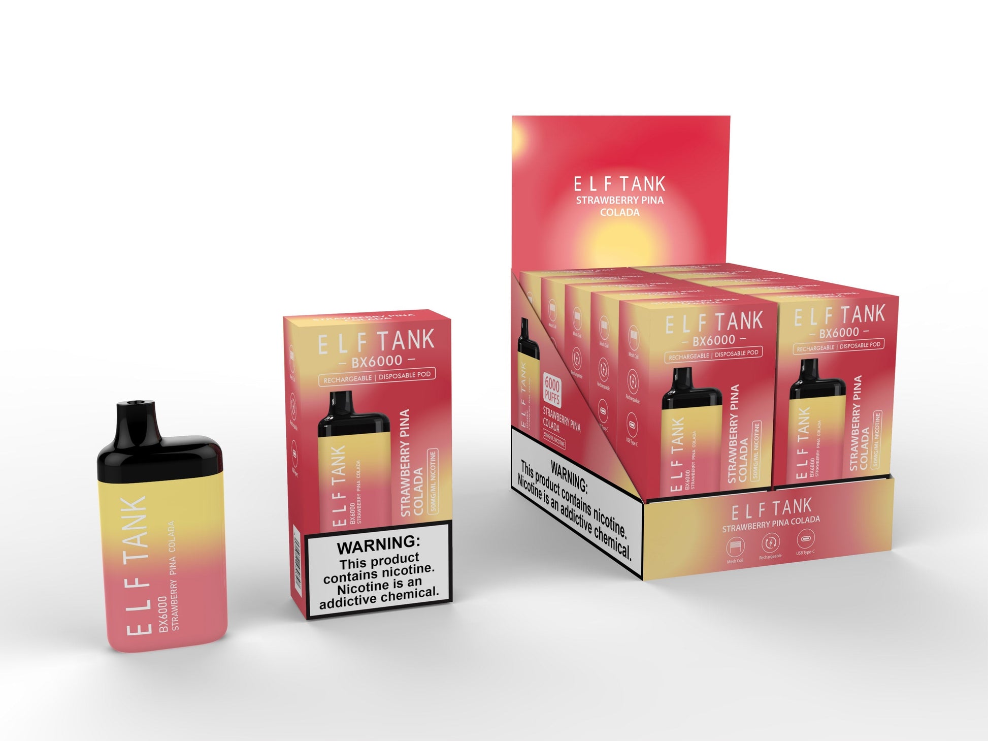 Liquid Gold (Vape Tank) - Strawberry – Vapor X Lounge